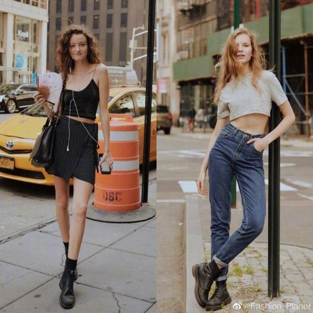 纽约麻豆街拍 时髦的腿精小姐姐们 就是夏日街头的一道靓丽的风景线啊-街拍look